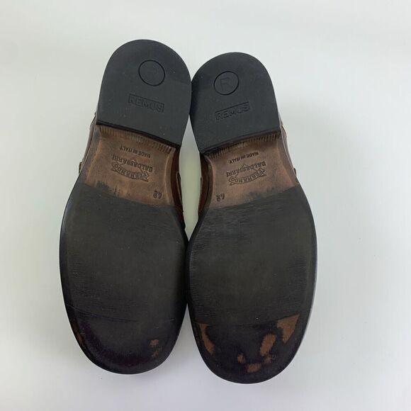BOGO Remus Fernando Baldassarri Fisherman Sandal Brwn Leather Italy Woven 42 8-9